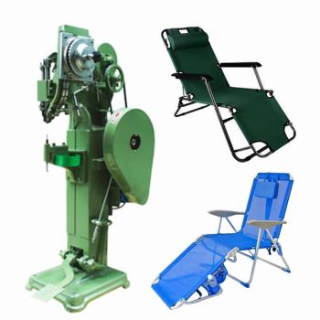 Máy tán đinh cấp phôi tự động cho ghế gấp
